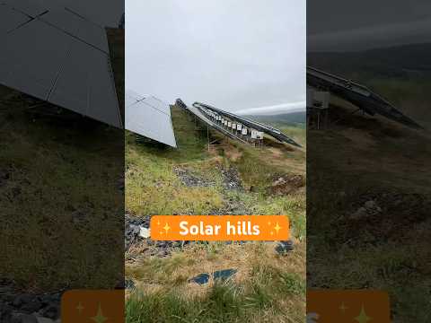 Amazing how many ways we can install solar #solar #hills #power #newenergy