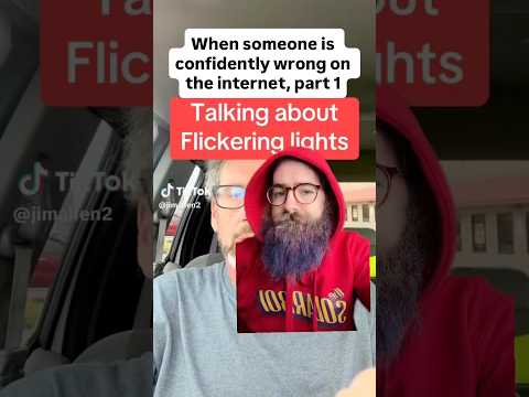 Does grounding fix flickering lights? #electrician #grounding #bonding #electricaltheory