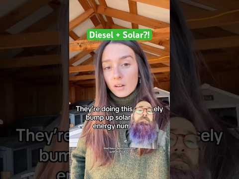 Diesel generators at solar farms?! #solarfarm #diesel #power #alexfasulo