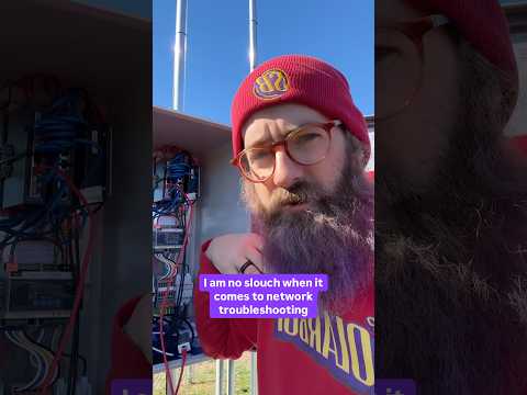 It's chaos out here, CHAOS I TELL YOU #solar #technician #troubleshooting #networking